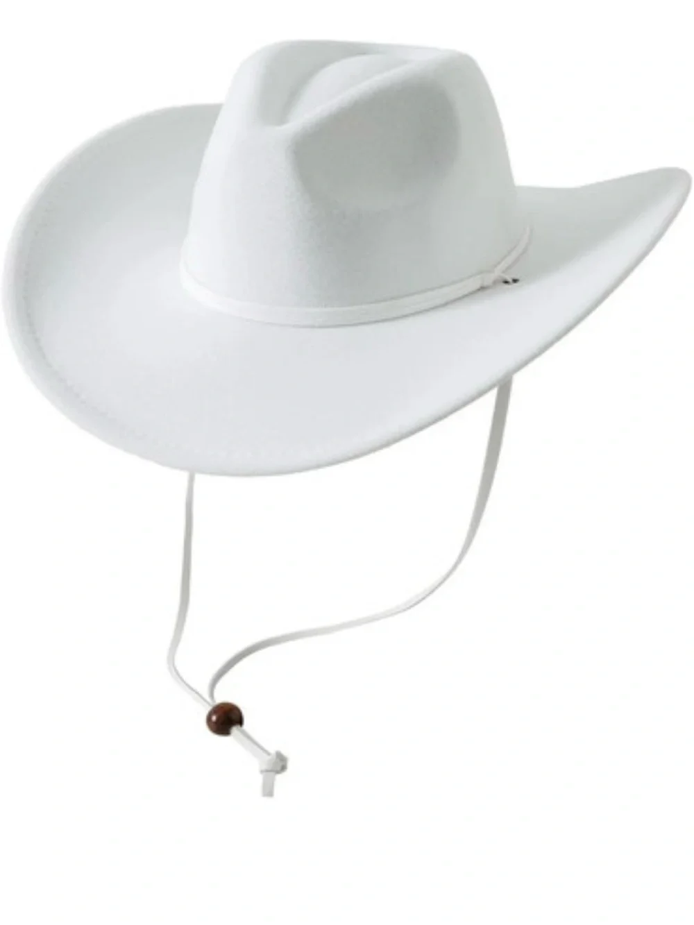 White Wide Brim Hat - Amazon